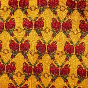 Novelty Red Parrot Silk Necktie 03 (OTR)