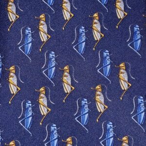 Novelty Grasshoppers Silk Necktie 12 (OTR)