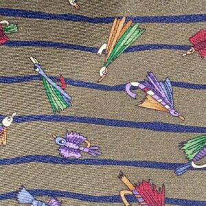 Novelty "Fly Tie" Silk Necktie 16 (OTR)