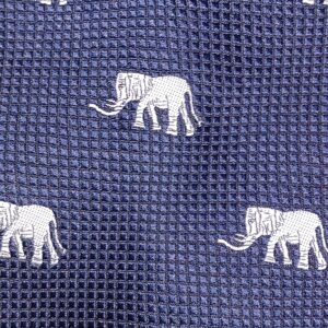 Novelty Elephants Polyester Necktie 20 (OTR)