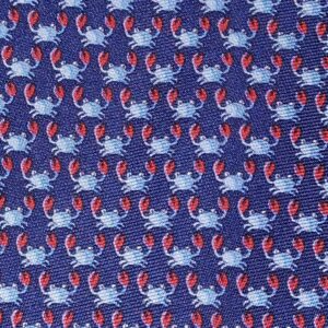 Novelty Crabs Silk Necktie 25 (OTR)